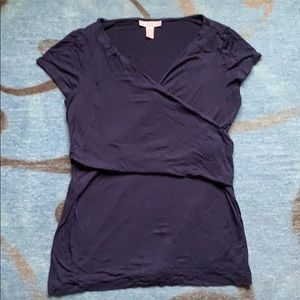 Maternity to nursing shirt